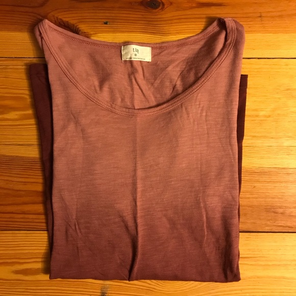 t.la Purple Ombré 3/4 Length Top, EUC, M - Picture 15 of 15